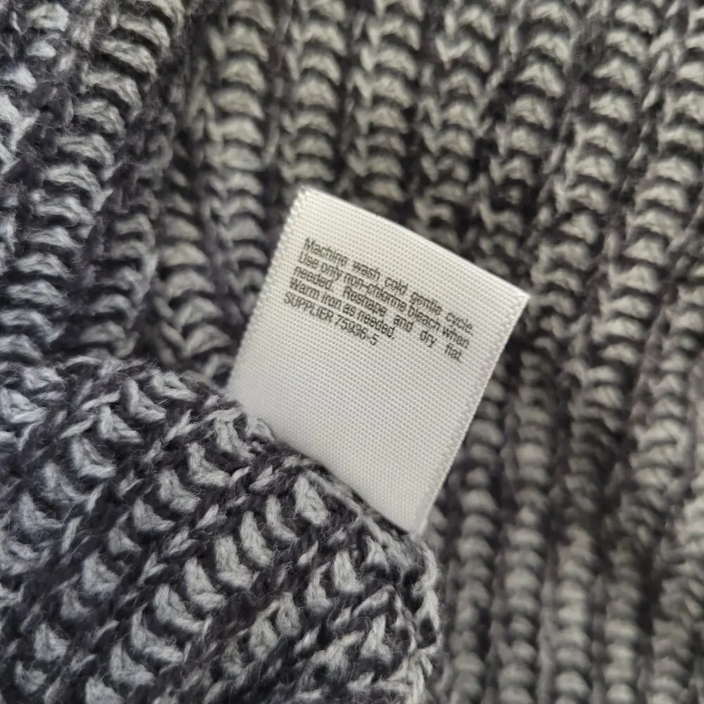a.n.a. Gray Dolman Long Sleeve Sweater, XS